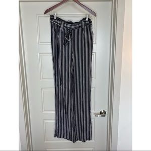 High Waisted Pinstripe Pants